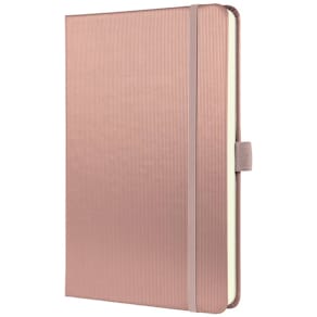 Notizbuch Sigel Conceptum, A5 liniert, rose metallic