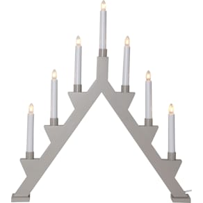 Ljusstake Zack Ljusgrå