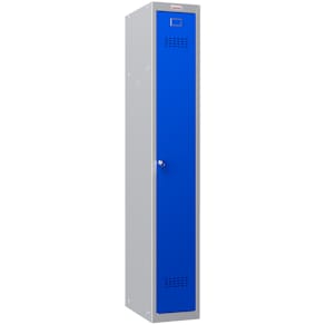 Garderobenschrank PHÖNIX SAFE PL1130GBK, 1 Fach, grau/blau