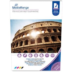 Fotopapir MEDIARANGE matt A4 250g (50)
