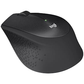Maus Logitech M330 Silent Plus, kabellos, schwarz