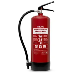 Brandsläckare NEXA 6kg pulver 55A röd