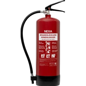 Brandsläckare NEXA 6kg pulver 55A röd