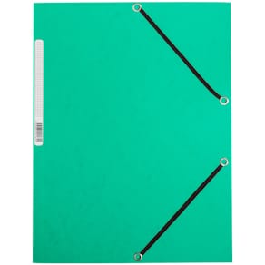 Gummizugmappe Q-Connect, Karton, grün