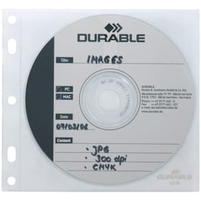 CD/DVD-Hülle Durable Cover File, 10 Stück