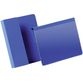 Sichttasche Durable mit Falz, 50 St., A6 quer, dunkelblau