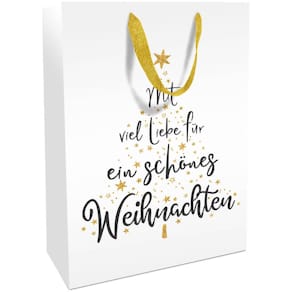 Weihnachts-Geschenktragetasche BRAUN + COMPANY Mit Euch