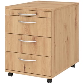 Rollcontainer HAMMERBACHER 1606 BO, Asteiche, 42,8 x 58 x 59 cm