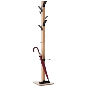 Garderobenständer EASYCLOTH, 6 Haken, schwarz, 178 cm