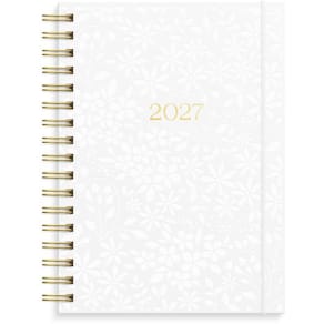 Ukekalender GRIEG Multi A6 2027 hvit