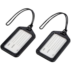 Gepäckanhänger Hama, 2er Set, schwarz