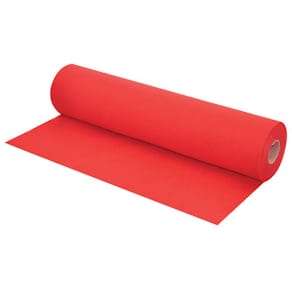 Dekorationsfilt 45cmx5m röd