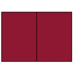 Faltkarte Rössler Paperado, A6 HD PL, rosso