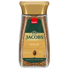 Instantkaffee Jacobs Gold, Glas
