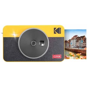 Kodak Mini Shot 2 Retro Instant Camera, Black/Yellow