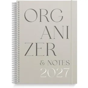 Kalender Organizer & Notes 2027 stående