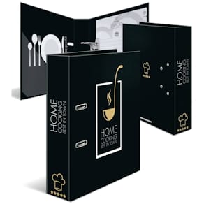 Ordner HERMA Home Cooking, A4, 7 cm Rücken, bunt