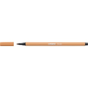 Fasermaler STABILO Pen 68, dunkelocker