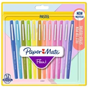 Märkpenna PAPERMATE Flair pastell 12/fp