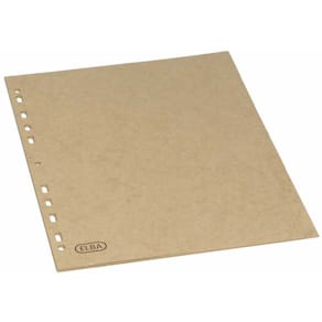 Faneblade Elba A4 brun, 20 sæt