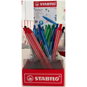 Kugelschreiber-Display STABILO pointball colorful, sortiert