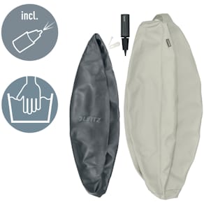 Sitzball Leitz Active, Ø 55 cm, hellgrau