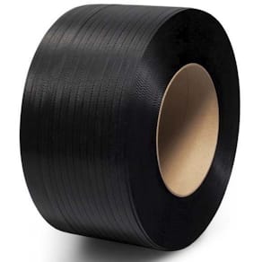 PP strapbånd 12x0,60 mm 3000 m, kerne 200 mm, præget, 2 ruller