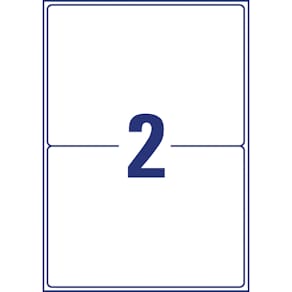 Versandetiketten Avery Zweckform, 199,6x143,5 mm, weiß, 10 Blatt