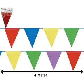 Wimpelgirlande TIB, bunt