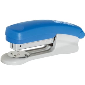 Nietmachine, kunststof, 25 blad, blauw