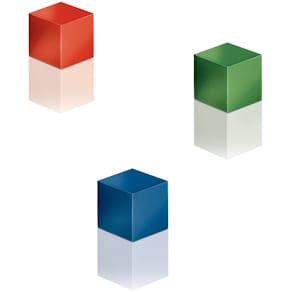 Magnet Sigel Neodym Cube, 3 St., sortiert