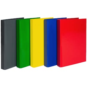 Ringbuch DONAU A4, 4 Ringe, 25 mm, sortiert