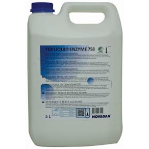 Flydende vaskemiddel Novadan Liquid TEX 758, med enzymer