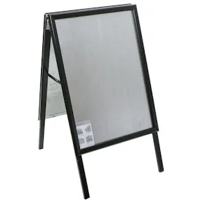 Gatuställ Alu-Blackline 50x70 svart