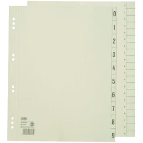 Trennblatt Oxford, mit Druck, A4, chamois