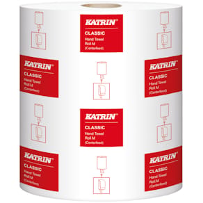 Rollenhandtuch KATRIN Classic Centerfeed M, weiß, 6 Stück