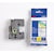 Tapecassette Brother TZe, 18 mm, zwart op wit, P-Touch
