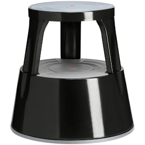 Stegpall Twinco Twin Steel Svart, höjd 41cm