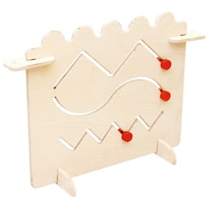 Lekskärm låg labyrint