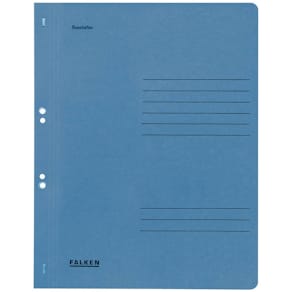 Ösenhefter Falken, A4, blau, Blauer Engel