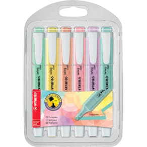Textmarker STABILO swing cool Pastel Edition, 6 St., sortiert