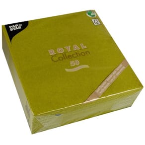 Serviett PAPSTAR RC 40x40cm oliven (50)