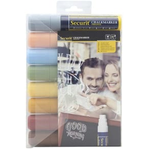 Kridtmarker Securit Original 7–15 mm, ass. farver, 8 stk