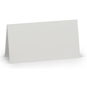 Tischkarte Rössler Paperado, eisgrau, 100 x 100 mm