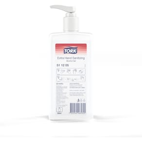 Hånddesinfektion Tork 85% gel, pumpeflaske, 8 stk