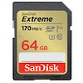SanDisk Extreme - Flash-minneskort - 64 GB - Video Class V30 /