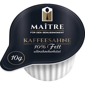 Kaffeesahne-Portionsbecher MAITRE, 10 %, 240 x 10 g