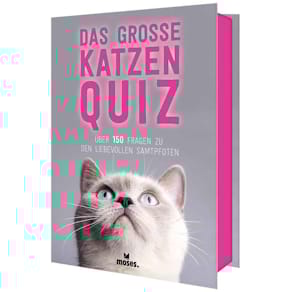 Quizspiel MOSES. Das große Katzen Quiz, 100 Karten, ab 12 Jahren