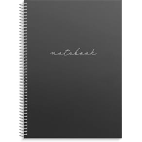 Anteckningsbok BURDE A4 black