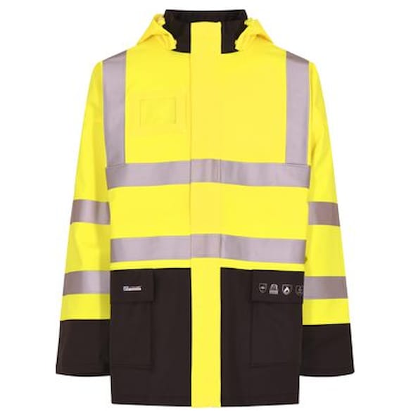 Regnjakke LYNGSØE FR-LR6025 HiVis L